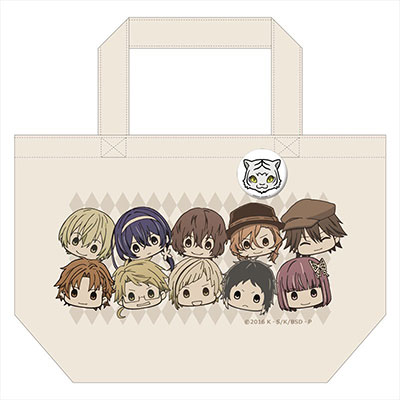 Bungo Stray Dogs - ChuruChara Tote Bag w/Tin Badge