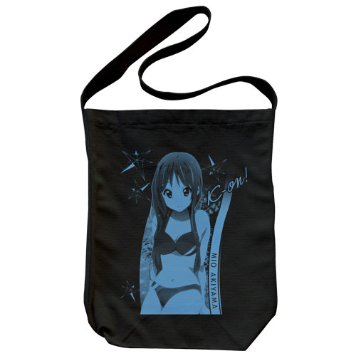 K-On! - Mio Akiyama Tropical Shoulder Tote Bag / BLACK