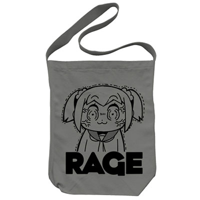 Pop Team Epic - RAGE Shoulder Tote Bag / MEDIUM GRAY