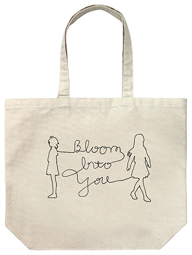 Bloom Into You Large Tote Bag NATURAL