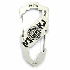 New Japan Pro Wrestling Lion Mark Carabiner S-shaped/WHITE