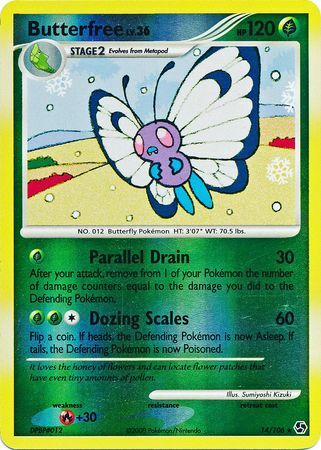 Butterfree - 14/106 - Rare - Reverse Holo