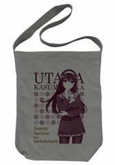 Saekano: How to Raise a Boring Girlfriend - Utaha Kasumigaoka Shoulder Tote Bag / Medium Gray