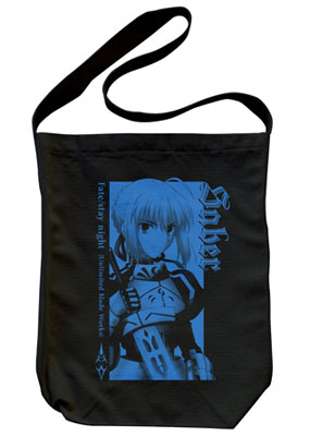 Fate/stay night TVA Ver. - Saber Shoulder Tote Bag / Black