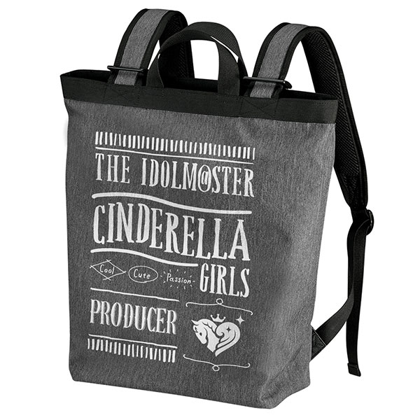 THE IDOLM@STER Cinderella Girls 2way Backpack /HEATHER CHARCOAL
