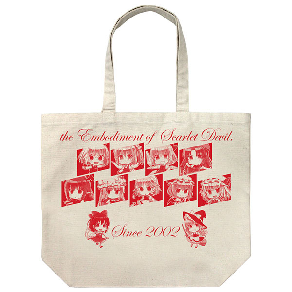 Touhou Project Large Tote Bag Touhou Koumakyou / NATURAL