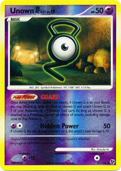 Unown G - 57/106 - Uncommon - Reverse Holo