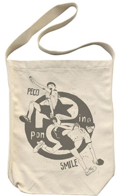 Ping Pong - Peko and Smile Shoulder Tote Bag/ Natural
