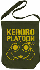 Sgt. Frog - Keroro Platoon Shoulder Tote Bag/ Moss