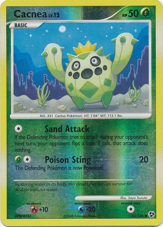 Cacnea - 62/106 - Common - Reverse Holo