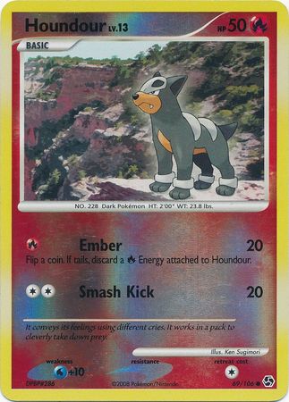 Houndour - 69/106 - Common - Reverse Holo