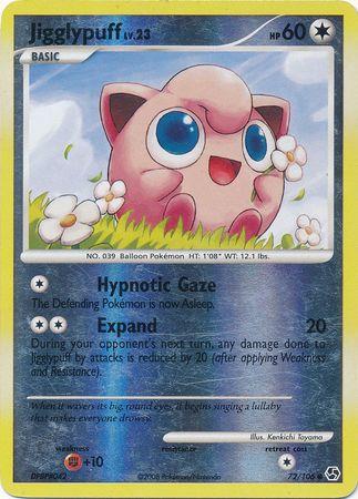 Jigglypuff - 72/106 - Common - Reverse Holo