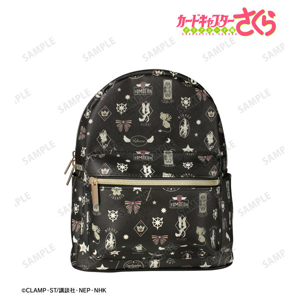 Cardcaptor Sakura: Clear Card Motif Pattern Backpack (Black)