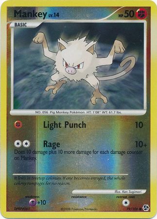 Mankey - 79/106 - Common - Reverse Holo