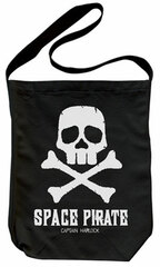 Space Pirate Captain Harlock - Harlock the Movie Skull Shoulder Tote Bag/ Black