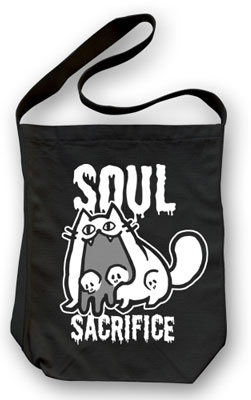 Soul Sacrifice - Yuru Orc Shoulder Tote Bag/ Black