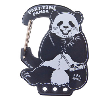Shirokuma Cafe - Acrylic Carabiner: Panda-kun