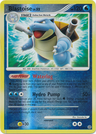 Blastoise - 2/132 - Holo Rare - Reverse Holo Blastoise - 2/132 - Holo Rare - Reverse Holo