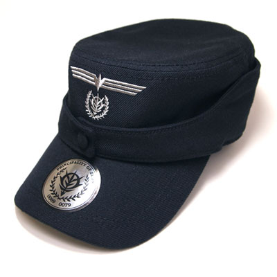 Mobile Suit Gundam - ZEON Embroidered Military Cap/ BLACK