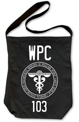 Psycho-Pass - Shoulder Tote Bag: Public Safety Bureau/ Black