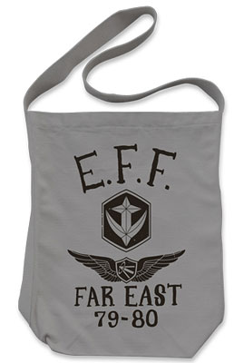 Mobile Suit Gundam - E.F.F. Shoulder Tote Bag/ Medium Gray