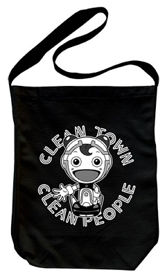 Psycho-Pass - Comissa-chan Shoulder Tote Bag/ Black