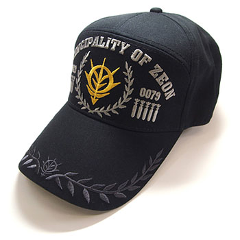 Mobile Suit Gundam - Zeon Embroidered Apollo Cap/ Black