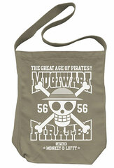 TV Anime ONE PIECE - Straw Hat Pirate Crew Shoulder Tote Bag/ Sand Khaki
