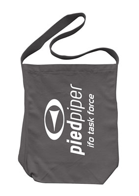 Eureka Seven - Piped Piper Shoulder Tote Bag/ Medium Gray
