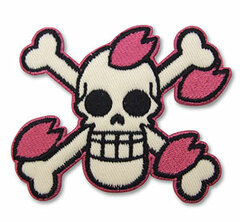TV Anime ONE PIECE - Iron-on Patch: Hiluluk Pirate Mark