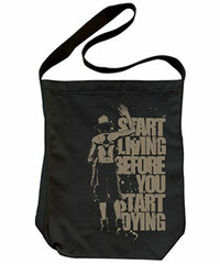 TV Anime ONE PIECE - Ace Shoulder Tote Bag/ Black