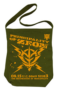 Mobile Suit Gundam - Zeon Army Shoulder Tote Bag/Moss