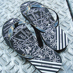 Rebuild of Evangelion Sephiroth Tree  Beach Sandals/ Free Size