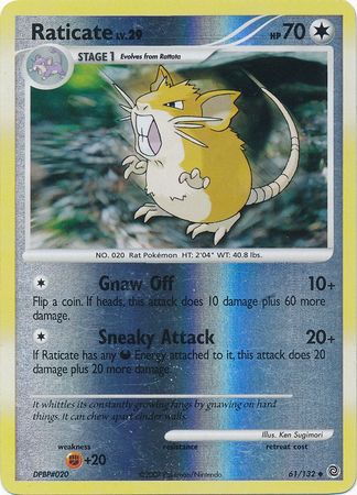 Raticate - 61/132 - Uncommon - Reverse Holo Raticate - 61/132 - Uncommon - Reverse Holo