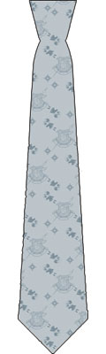 Walkure Romanze: Shoujo Kishi Monogatari - Print Necktie Mio/ Gray