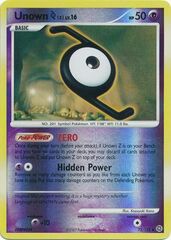 Unown [Z] - 72/132 - Uncommon - Reverse Holo