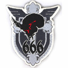 Muv-Luv Alternative Total Eclipse - Iron-on Patch: Schwarze the Schwarzemarken