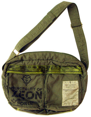 Mobile Suit Gundam - Assault Squad Military Shoulder Bag / Moss