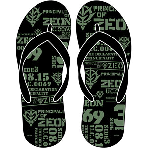 Mobile Suit Gundam Zion Military Beach Sandals