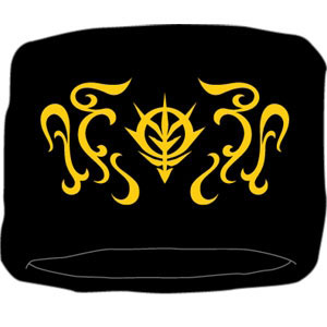 Mobile Suit Gundam  Principality of Zeon Wristband/black