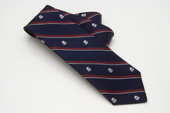 Star Wars Necktie 1 - BLUE/ RED  Clone Trooper Royal Crest Patterned