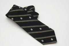 Star Wars Necktie 1 - BLACK/ YELLOW  Clone Trooper Royal Crest Patterned