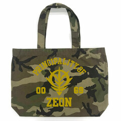 Mobile Suit Gundam - Zeon Army Camouflage Heavy Canvas Tote Bag / CAMOUFLAGE
