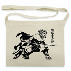 Demon Slayer: Kimetsu no Yaiba Mugen Train Arc Kyojuro Rengoku Musette Bag /NATURAL