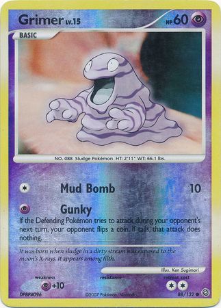 Grimer - 88/132 - Common - Reverse Holo