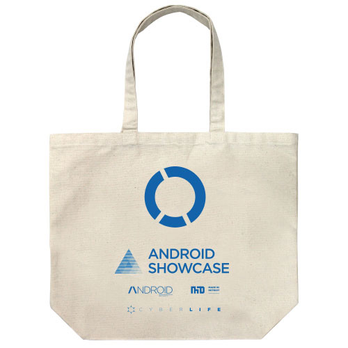 DETROIT become human Android Showcase Large Tote Bag /NATURAL