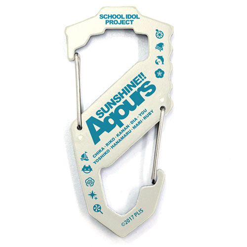 Love Live! Sunshine!! Aqours Carabiner S-shaped/WHITE