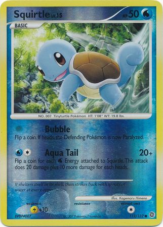 Squirtle - 112/132 - Common - Reverse Holo