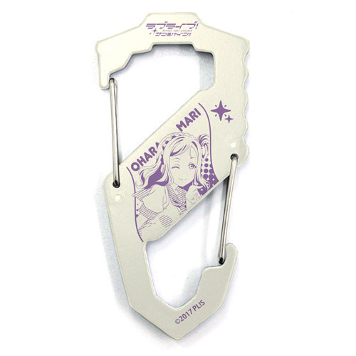Love Live! Sunshine!! Mari Ohara Carabiner S-shaped/WHITE