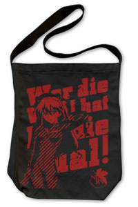 Rebuild of Evangelion - Shoulder Tote Bag: Asuka/ Black